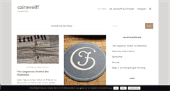 Desktop Screenshot of cairowolff.de