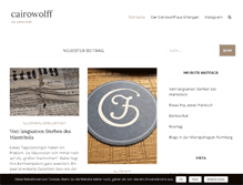 Tablet Screenshot of cairowolff.de
